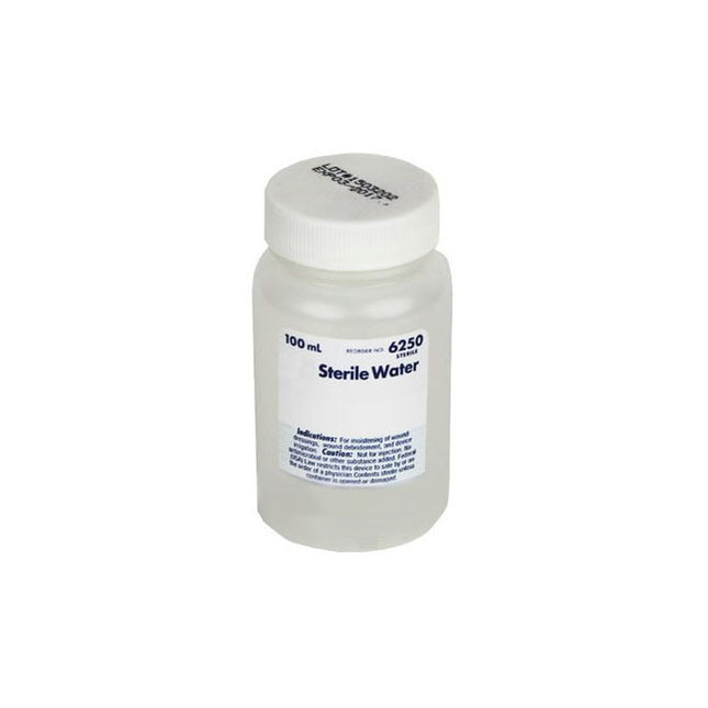Gentell Inc  (Derma Sciences) Sterile Water, 100mL 48 each/case NA6250