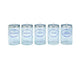Glass Jar with Stainless - Steel Cover, 4.25" x 7" (10.8 cm x 17.8 cm), Labelled, 5/set, 189 - 4010 - A Medi Supplies