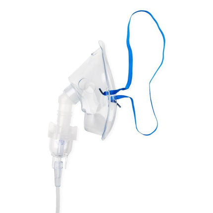 Medline Single-Use Handheld Nebulizer Kit with Mask and Tubing, Pediatric, Tubing: 7' (2.1 m), 50/CS, HCS4486