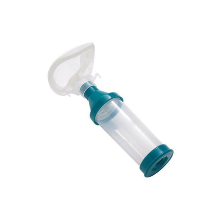 O - Two Medical Technologies MDI Spacer Rigid with Child/Small Adult Mask, cuffed, Connector 10 each/case 02RT6202 - A Medi Supplies