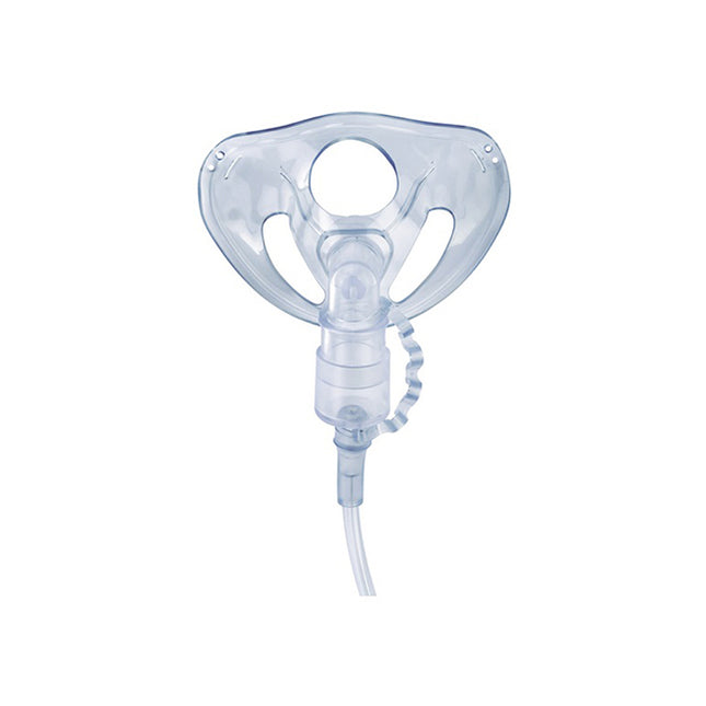 Southmedic OxyTrach Oxygen Mask, with OD 22mm Adapter/7' Tubing, Size Adult 25 each/box SMI1/OAT-1025