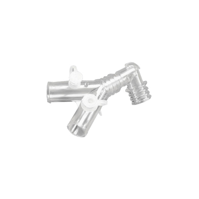 VYAIRE AirLife® Wye Adapter, with Elbow, OD 22mm 50 each/case 001831