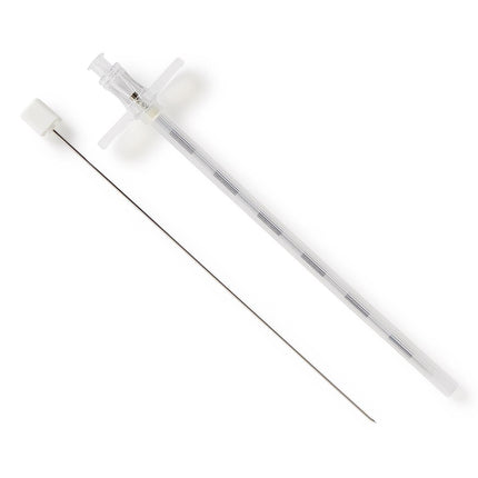 Medline Tuohy Epidural Needle, 17 G x 5" (12.7 cm), Metal, 25/BX, PAIN8002