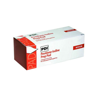 compare product PDI Prep Pad, 10% Povidone-Iodine, Medium, 100 each/box B51200