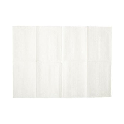 Medline Tissue/Poly Professional Towel, 2 Ply, 13" x 18" (33 cm x 46 cm), White, 500/CS, NON24356W