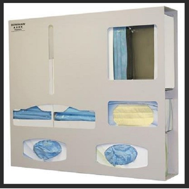 BOWMAN® Dispensers Protective Wear Organizer - Double Glove/Gown/Mask PS022-0512
