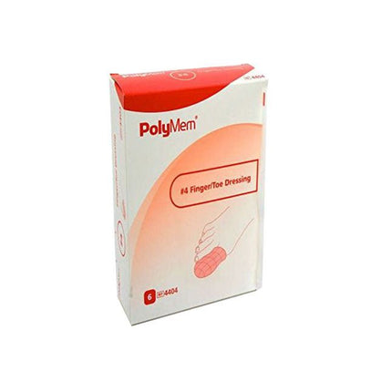 RFP Consulting Polymem® Finger/toe Dressing, Size 4, Xl 6 each/box, PLM4404 - A Medi Supplies