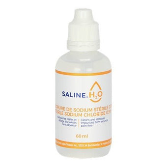 compare product Les Eaux Saint-Leger Sodium Chloride Saline Solution 0.9%, 60 ml, Saline H2O 48 each/case 6048SAL