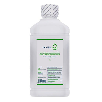 Les Eaux Saint - Leger Sterile Water for Inhalation 1L 6 each/case 10006IN - A Medi Supplies