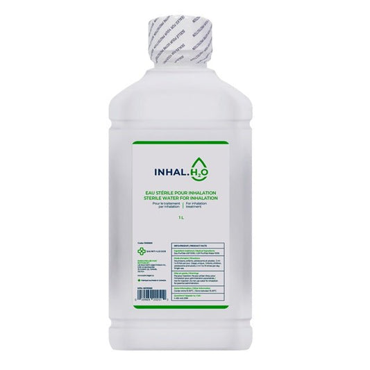 Les Eaux Saint - Leger Sterile Water for Inhalation 1L 6 each/case 10006IN - A Medi Supplies