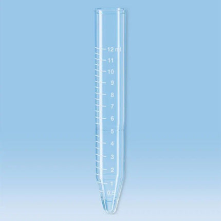 Sarstedt Tube Centrifuge 12ml Conical Base Ps No Cap N/s CA/1000 57.462.300 - A Medi Supplies