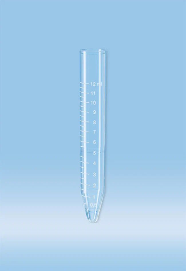 Sarstedt Tube Centrifuge 12ml Conical Base Ps No Cap N/s CA/1000 57.462.300 - A Medi Supplies