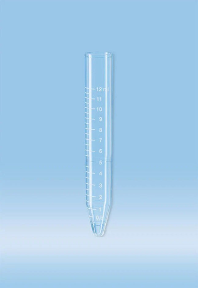 Sarstedt Tube Centrifuge 12ml Conical Base Ps No Cap N/s CA/1000 57.462.300 - A Medi Supplies