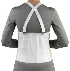 Airway Champion Industrial Belt Med Suppport No Suspenders White X-Large (42-48") C206XL, 1 Each, 0206WH-XL