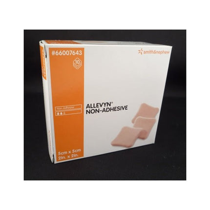 Smith & Nephew Allevyn® Non - Adhesive Foam Dressing, 2" x 2" (5 cm x 5 cm) Box/10 Each 66007643 - A Medi Supplies