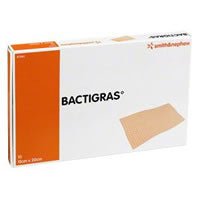Smith & Nephew BACTIGRAS™ Total Antiseptic Dressing, Chlorhexidine Acetate Tulle Gras, 15cm x 20cm 10 each/box, 12 box/case 7461 - A Medi Supplies