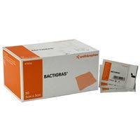 compare product Smith & Nephew BACTIGRAS™ Total Antiseptic Dressing, Chlorhexidine Acetate Tulle Gras, 5cm x 5cm 50 each/box, 12 box/case 7456