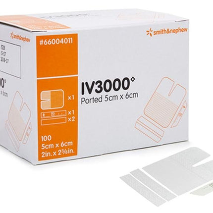 Smith & Nephew IV3000™ 1 Hand Catheter Dressing, Moisture Responsive, Size 9cm X 12cm, 50 each/box, 66004009 - A Medi Supplies