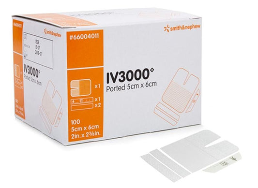 Smith & Nephew IV3000™ 1 Hand Catheter Dressing, Moisture Responsive, Size 9cm X 12cm, 50 each/box, 66004009 - A Medi Supplies