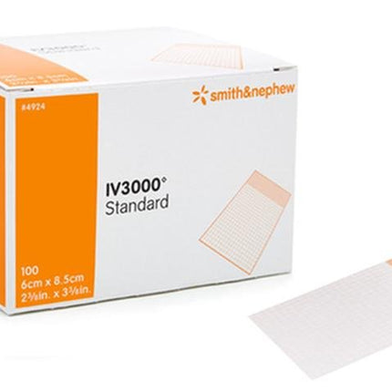 Smith & Nephew IV3000 Standard Fixation Dressing, Size 10cm X 14cm, 50 each/box, 4973 - A Medi Supplies
