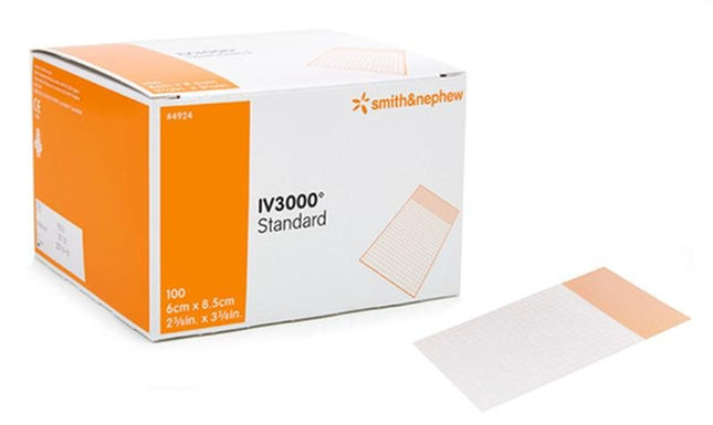 Smith & Nephew IV3000 Standard Fixation Dressing, Size 10cm X 14cm, 50 each/box, 4973 - A Medi Supplies