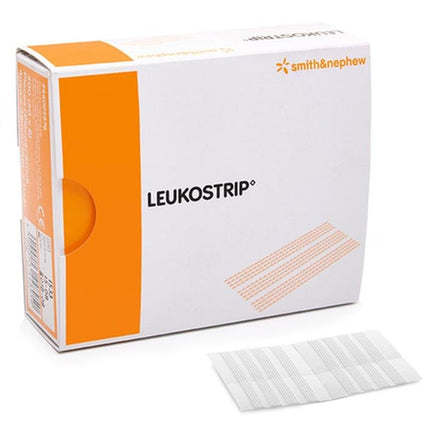 Smith & Nephew Leukostrip Wound Closure Strips, Size 6.4mm X 102mm, 5 each/pack, 50 pack/box, 66002879 - A Medi Supplies