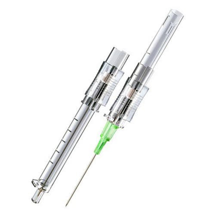 Smiths Medical Jelco® Protectiv® Plus Safety Intravenous Catheter, Straight Hub, 1 - 1/4" 18GA, Green, 50 each/box, 306501 / 3065 - 01 - A Medi Supplies