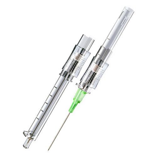 Smiths Medical Jelco® Protectiv® Plus Safety Intravenous Catheter, Straight Hub, 1 - 1/4" 18GA, Green, 50 each/box, 306501 / 3065 - 01 - A Medi Supplies