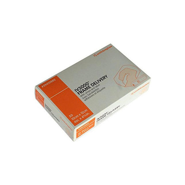 Smith & Nephew  IV3000  Frame Delivery Transparent Film Dressing  100 each/box, 10 box/case  59410082
