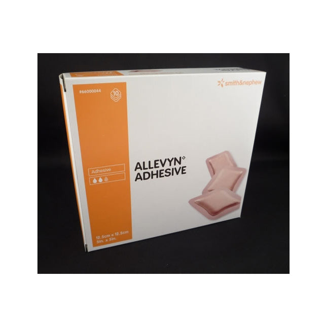 Smith & Nephew Allevyn Adhesive Hydrocellular Foam Dressing, 12.5cm X 12.5cm 10 each/box, 66000044