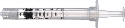 Sol - Care 3 ml Luer Lock Safety Syringe without Needle 100/Box 800 /case 120006IM - A Medi Supplies