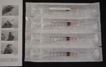 compare product Sol-M Sol-Care™ 3mL Luer Lock Safety Syringe with Exchangeable Needle 25g X 1