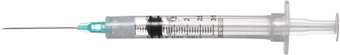 compare product Sol-M Syringe & Needle 3cc 21g X 1.5in Detach Safety Sol-care 100/box 8 box/case 100072IM