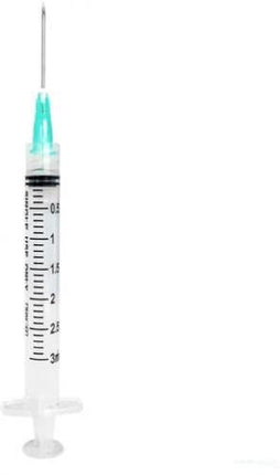 Sol - M Syringe & Needle Hypo 3cc 25g X 1in Exchangeable 100/box 8 box/case 1832510 - A Medi Supplies