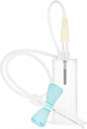 Sol - M Needle Hypo 23g X 3/4in X 12in Safety Blood Coll W/holder 25/box 8 box/case 110201030006 - A Medi Supplies