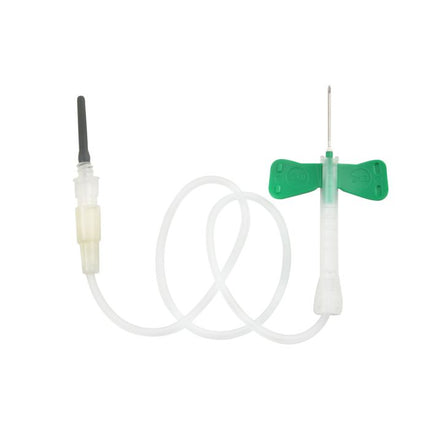 SOL - CARE™ Safety Blood Collection Needle, 21G x 3/4" (1.91 cm) winged with luer adapter, 200/Case, 110201030031 - A Medi Supplies