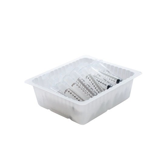 Sol - M™ Luer Lock Syringe Sterile Convenience Tray 60mL 20 each/box, 6 box/case P180060TU - A Medi Supplies