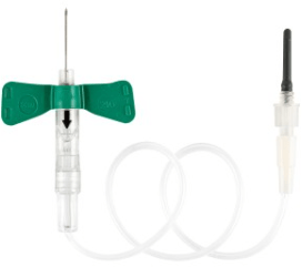 Sol - M Set Blood Collection W/Pre - attached Holder 21G 3/4 X 12In 25/Box PBH2112 - A Medi Supplies