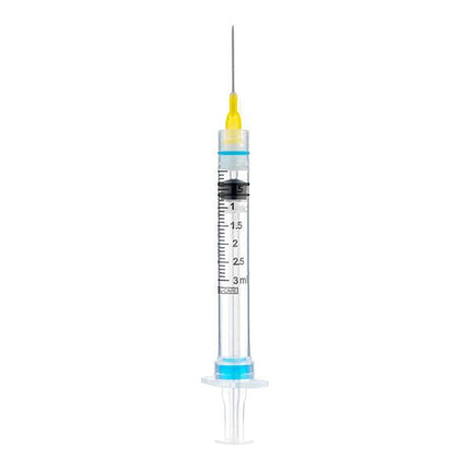 Sol - M Syringe & Needle 3 mL, 21G x 1" Exchangeable Needle 100/box 100075IM - A Medi Supplies