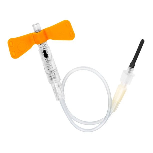 SOL - Millennium XtraThin Safety Pull Button IV Infusion Set 25G*3/4*12, 50 each/box, PBNL2512 - A Medi Supplies