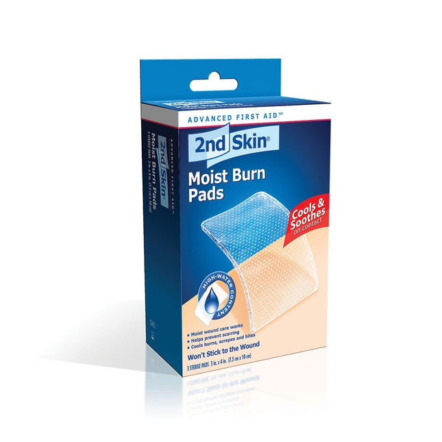 Spenco Second Skin Moist Burn Pads 3"x2" 4 each/box 47-084 / 47084