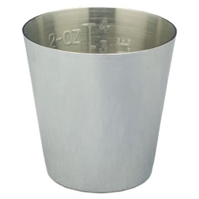 AMG Medical Stainless-Steel Graduated Medicine Cup, 2 fl-oz. (0.60 L), 1 EA, 020-503