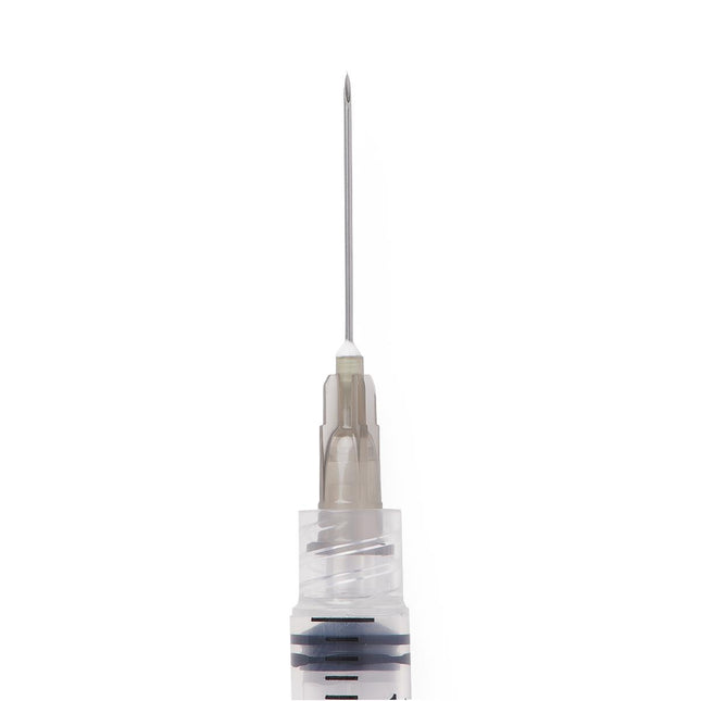 Medline Syringe with Standard Hypodermic Needle, 3 cc (mL), 22G x 1" (2.54 cm), 800/CS, SYR103225
