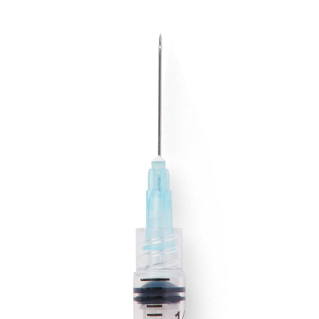 Medline Syringe with Standard Hypodermic Needle, 3 cc (mL), 23G x 1" (2.54 cm), 800/CS, SYR110235