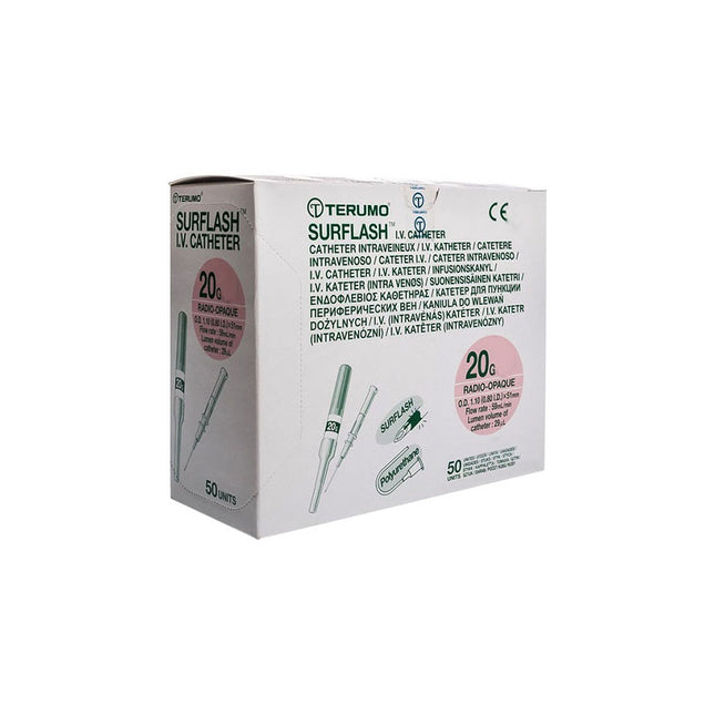 Terumo Surflash Iv Catheter 2"	50 each/box, 4 box/case SR-FF1651