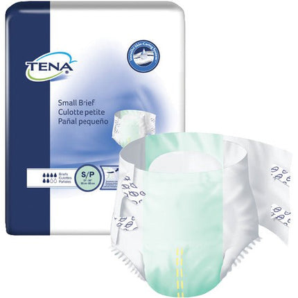 Tena Adult Brief, Small Size 22in - 36in, Bag of 12 / Case of 96, 66100 - A Medi Supplies