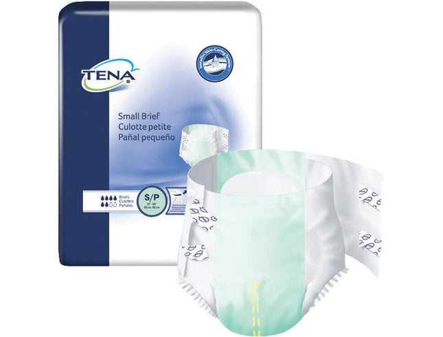Tena Adult Brief, Small Size 22in - 36in, Bag of 12 / Case of 96, 66100 - A Medi Supplies