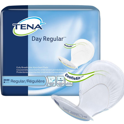 Tena Day Regular Pads W/ Wetness Indicator, Blue, Bag of 46 / Case of 92, 62418 - A Medi Supplies