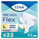 TENA® Flex™ Incontinence Brief, Maximum Absorbency, Size 16, Large, 33" to 50" Yellow 22 each/bag, 3 bag/case 67838 - A Medi Supplies