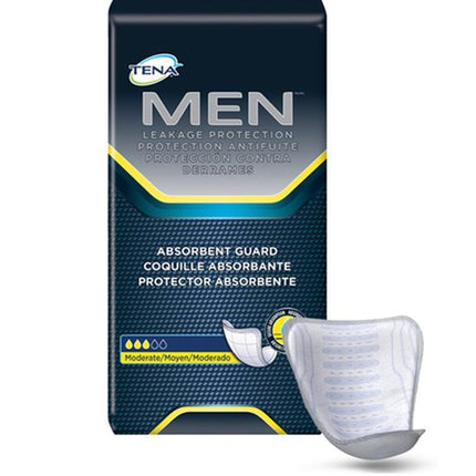 Tena For Men Maximum Guard One Size Non - woven Backsheet W/ Adhesive Strip White, Bag of 20 / Case of 120, 50600 - A Medi Supplies